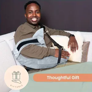 Shoulder Surgery Pillow for Pain Relief, Torn Rotator Cuff, Broken Arm, Dislocated Shoulder, Post-Op Care, Side Sleeping Arm Support