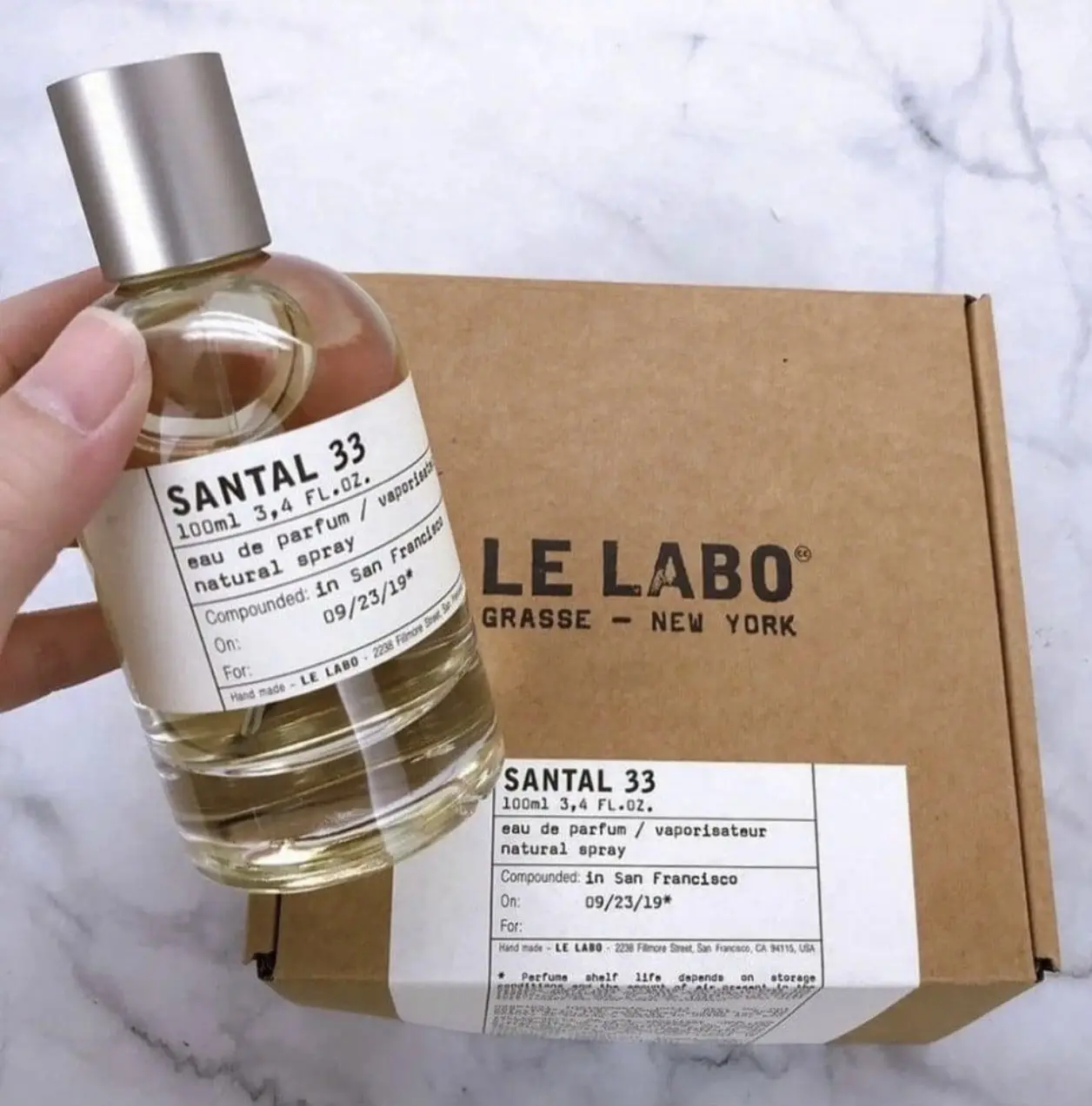 Le Labo Santal 33 Eau de Parfum – 100 mL / 3.4 fl oz