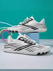 Men's Quick-Dry Breathable Non-Slip Outdoor Walking Shoes, Sporty PU Leather Water Resistant Sneakers for All Seasons