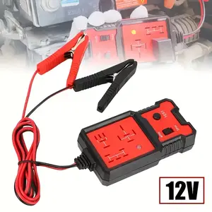 12V Car Relay Tester - 4-Pin/5-Pin Automotive Relay Diagnostic Tool with Power Clips, Vehicle Electrical System & Circuit Fault Detector, Auto Relay Analyzer for Car Repair, Maintenance & Troubleshooting - Works with Most 12V Vehicles