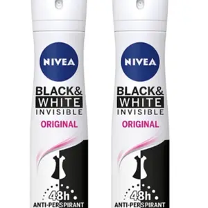 Nivea Womens Deodorant Clear Spray Invisible For Black & White 150ml set Body Care Pack