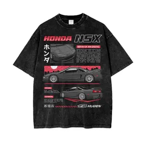 Mugenn Honda NSX Vintage T-Shirt, Car Fan, Gift for Him or Her, Gift for Car , Race Car Fan Shirt, Cotton Tee