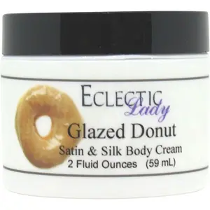 Glazed Donut Satin and Silk Cream,  Body Cream, Body Lotion