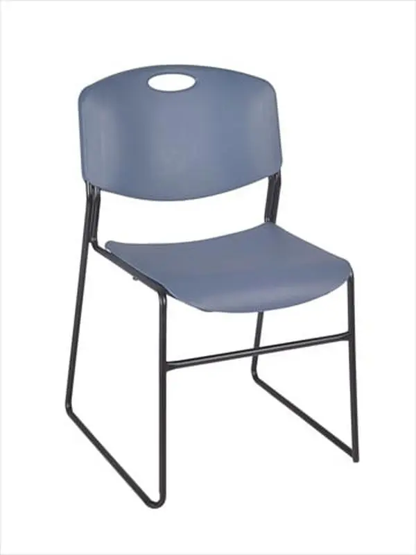 Zeng Polypropylene Stack Chair - Blue