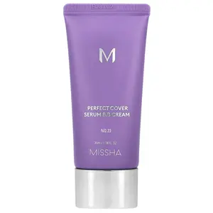 Missha Perfect Cover Serum B.B Cream, No. 23 Natural Beige, 1.18 fl oz (35 ml)