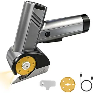cordless electric  steel titanium alloy  safety lock multifunctional  machine for  cardboard/fabric/leather/carpet