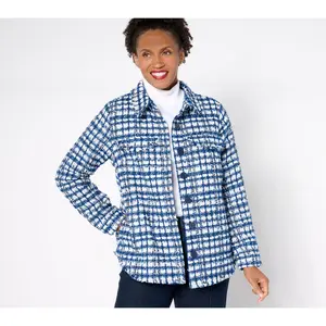 Jingle Belles by Kim Gravel Girl Boss Boucle Shacket