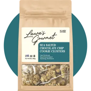 Sea Salted Chocolate Chip Cookie Granola Cluster