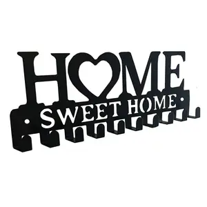 Metal Keychain Wall Hook, Wall Mounted Key Holder, Wall Mounted Organizer, Home Decor Key Rack, Entryway Hallway Living Room Decoration