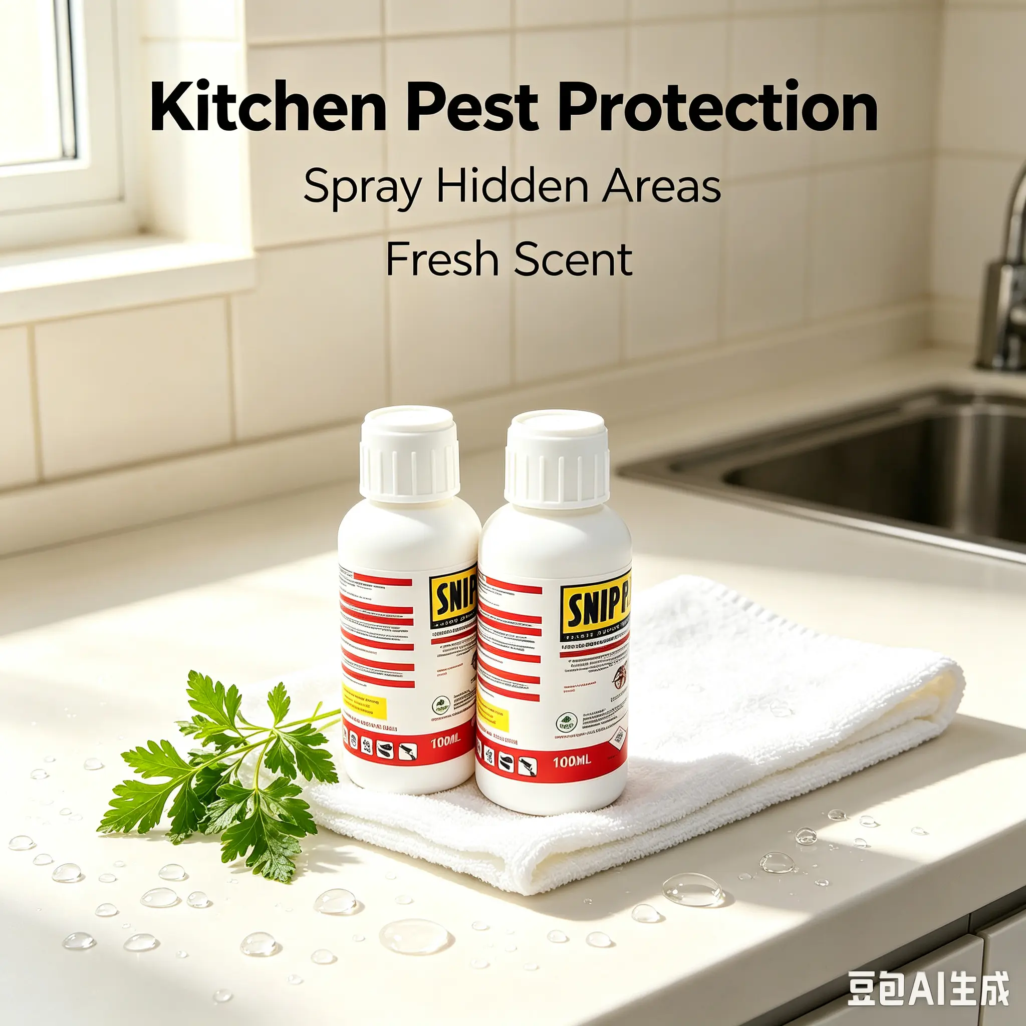 Household Multi-Insect Repellent Liquid, Effective Pest Prevention Solution for Kitchen & Cabinet Home Care Supplies for Moth, Mold & Damp Proofing Support