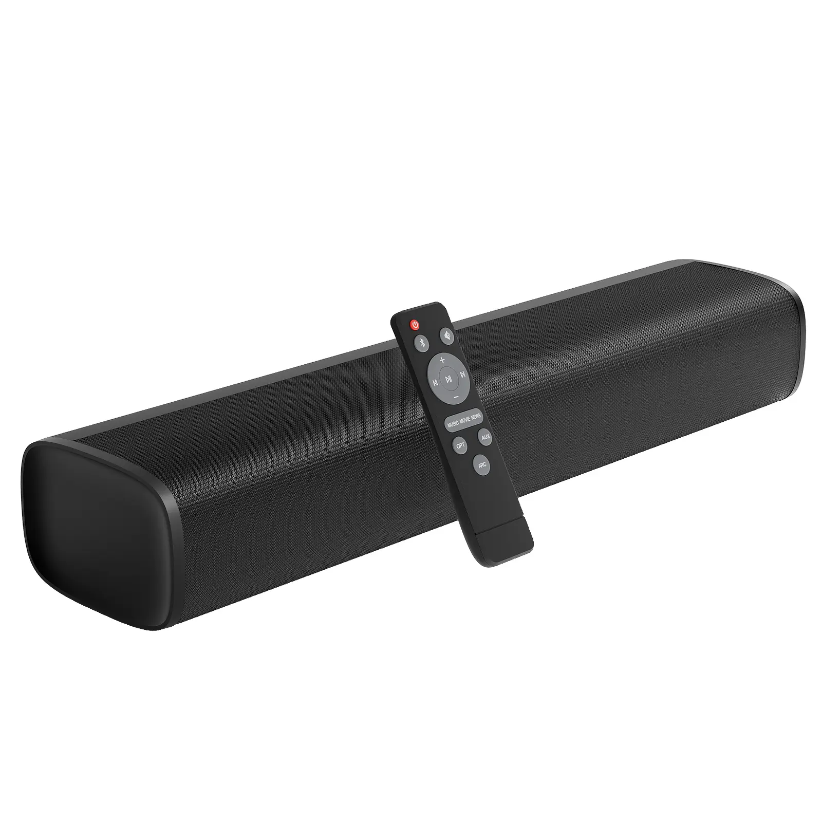 Bluetooth 5.0 Sound Bar for Smart TV｜50W 17 Inch Small Soundbar, ARC Optical AUX Wired & Wireless Home Theater Surround Sound Speaker