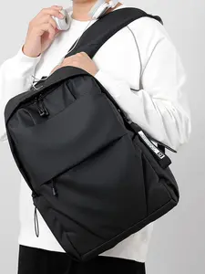 Men's Travel Backpack, Large Capacity Commuter Bag, Lightweight Business Laptop Case, Casual Student Handbag, Airport Carry-On