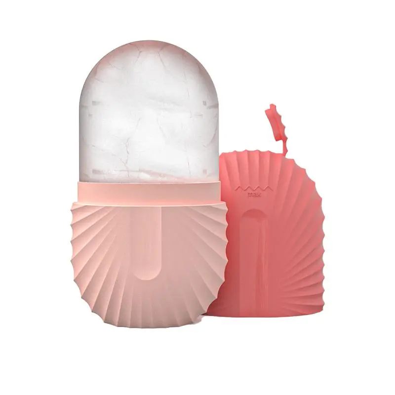Lightweight BFG-03LS Face Lifting Roller & Jade Gua Sha Facial Beauty Instrument - Silicone Squeeze-Operated Skincare Tool for Face Massage, Summer Essential, Ideal Gift