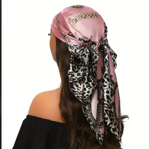 Windproof Scarf] 90 × 90 cm — Popular scarf for air‑conditioned rooms | 1 pc | Fashionable, classic style, windproof, sun protection, luxurious, unisex, lightweight