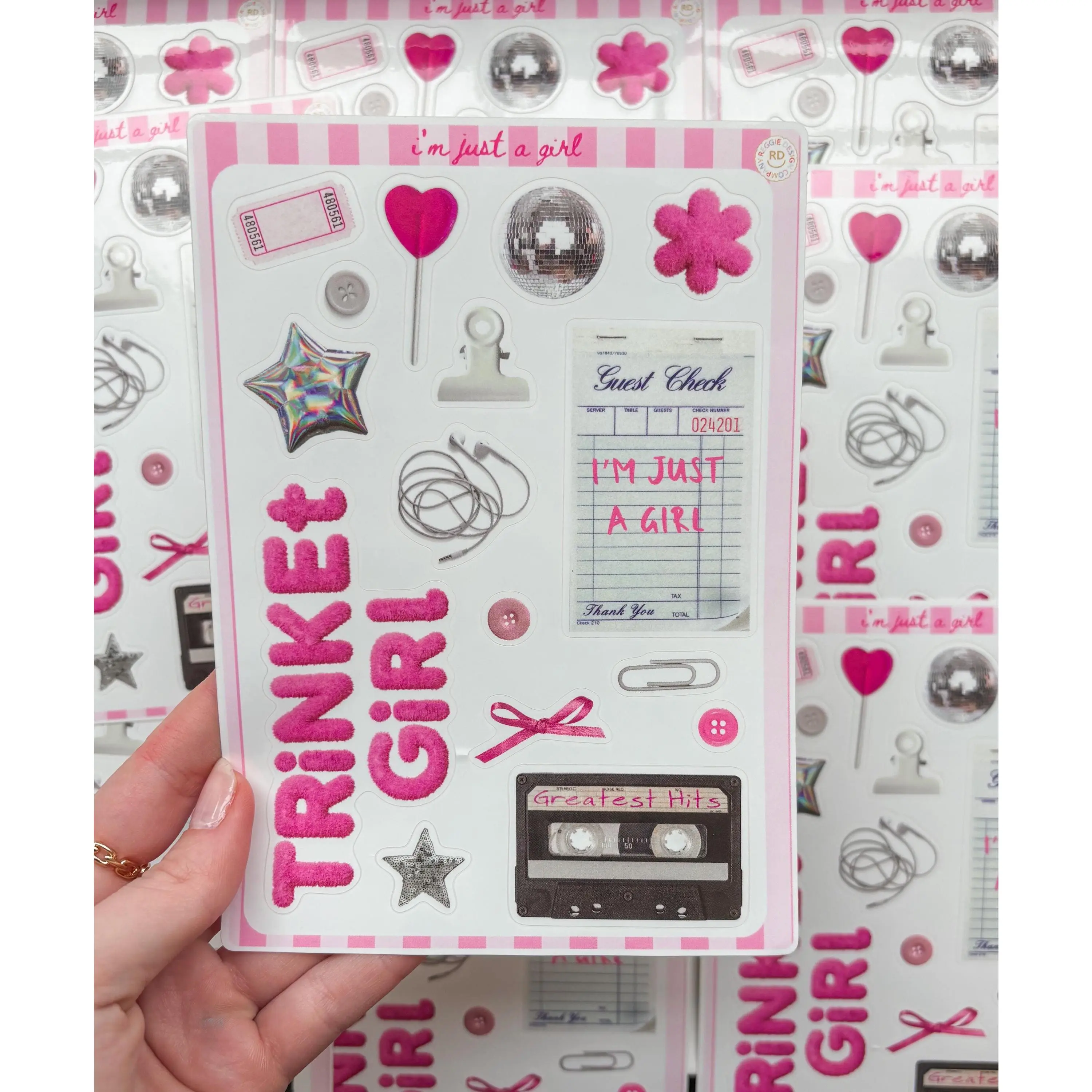 Trinket Girl Sticker Sheet Trinket Girl Sticker Sheet