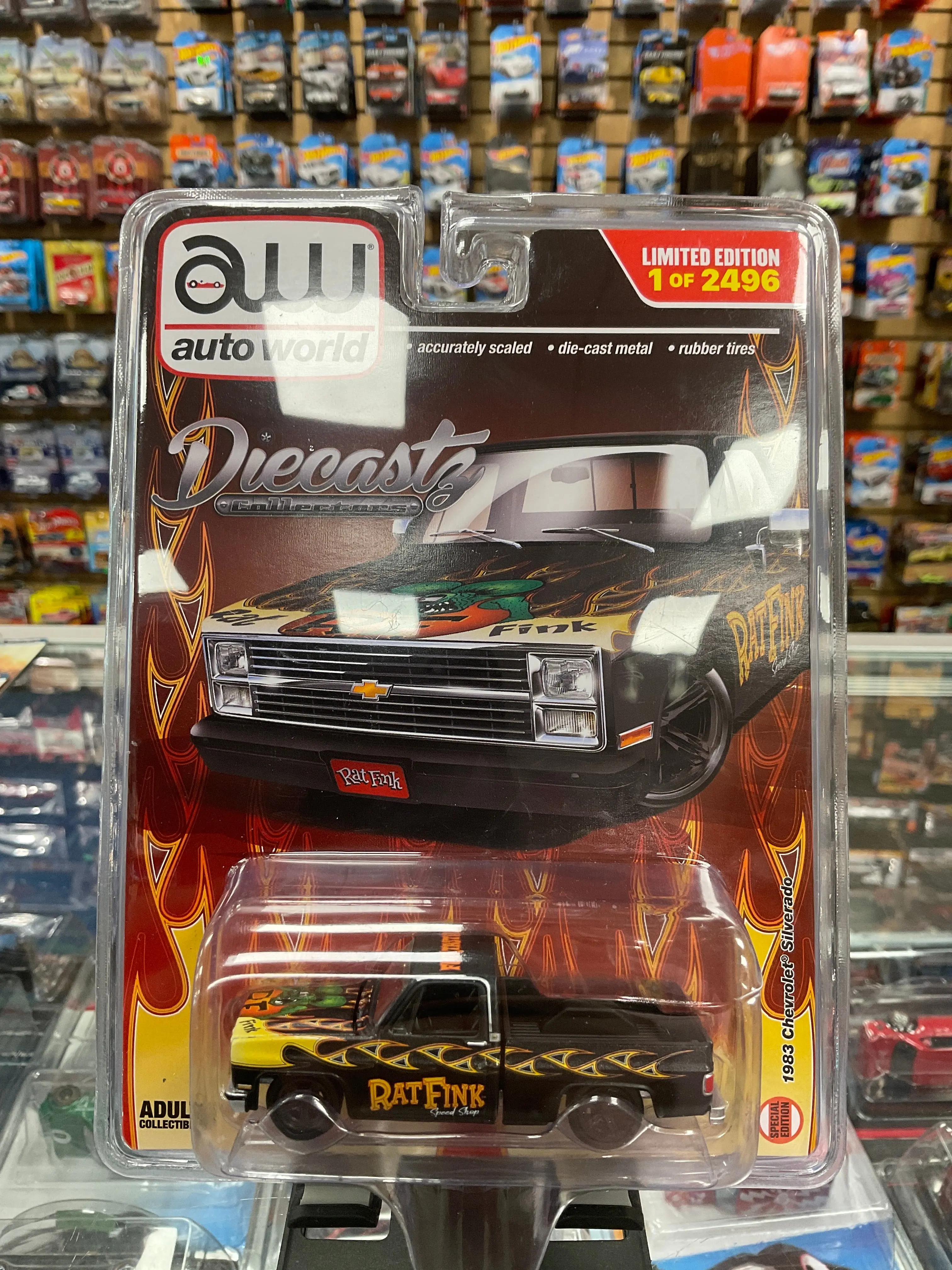 Autoworld Diecastz Exclusive 1983 Chevrolet Silverado RATFINK