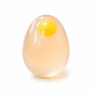 Viral "Transparent Egg Yolk" Squeeze Toy — An ASMR Stress-Relief Squeeze Ball; an Essential Sensory Toy for Anxiety Relief and Relaxation During Work or Study. An Excellent Gift Choice for Children and Friends.