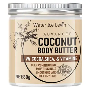 YCB Coconut Cocoa Butter Body Butter, 2.5 Oz - Deeply Moisturizes and Smooths Dry Skin, Enriched with Coconut Butter, Vitamin E, and Honey. Non-greasy, Shiny, and Fragrant. Suitable for All Skin Types.