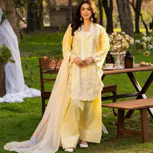 Elegant lawn farshi Suit – Karma (Size L)