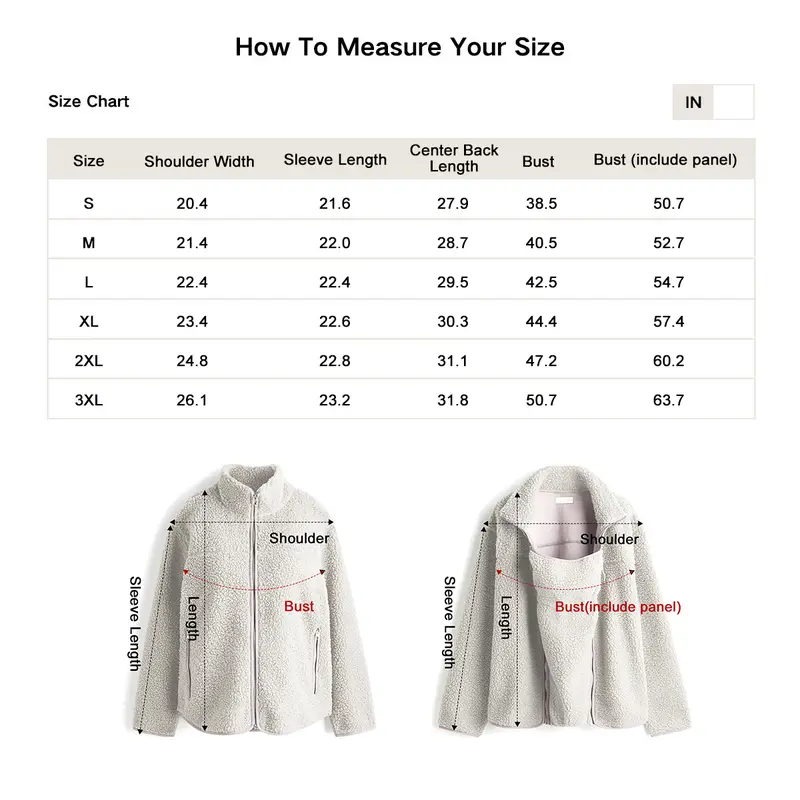 Pwest MAMA Women's 2-in-1 Hip-Length Casual Sports Outerwear Coat, Soft Teddy Fleece Long-Sleeve Zippered Top with Pocket, Detachable Babywearing Panel for Pregnancy-Postpartum Use, Winter Warmth - Cream