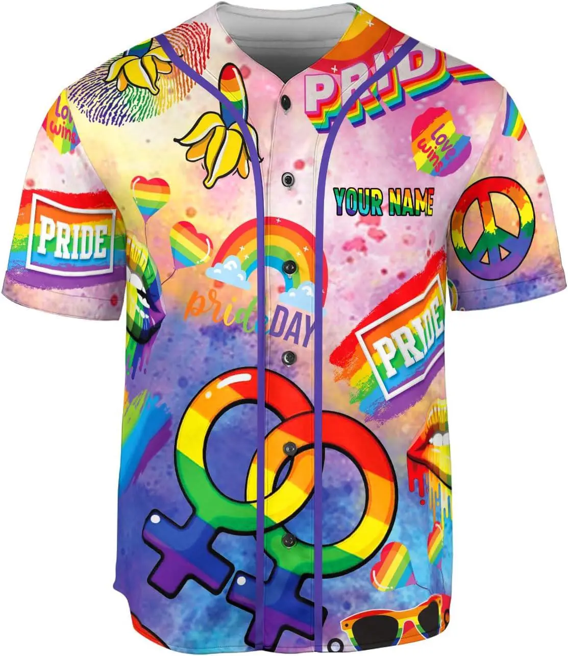 LGBT Pride Month Baseball Jersey