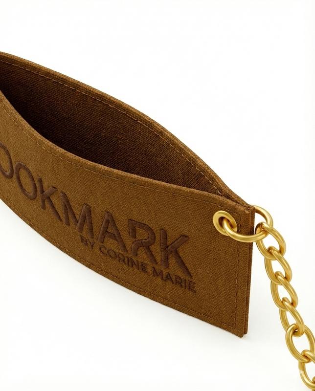 Yara Bookmark: Bookmark Purse with Pocket & Carrying Handle