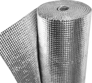 Reflective Insulation Foam Roll - 3mm 16 Inch x 10 Ft Foam Core Radiant Barrier, Double Side Aluminum Foil Bubble Shield for Windows, RV, Roof, Garage Door