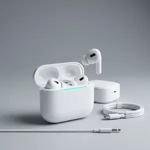 In-Ear Wireless Headphones with Bluetooth 5.3, Charging Case, Digital Signal Antenna, Aux Cable, and Docking Station - Compatible with iOS/Android Devices