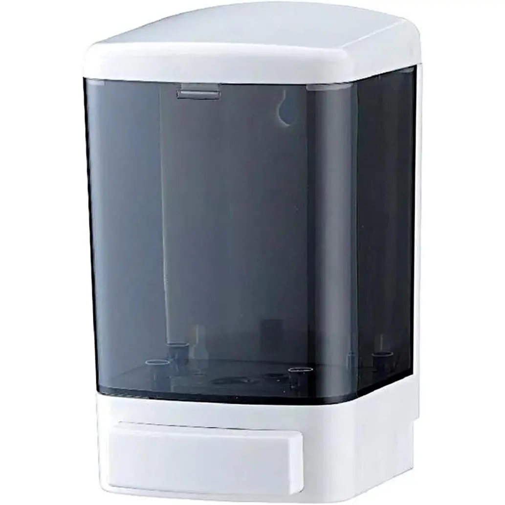 Manual Wall-Mounted Soap Dispenser - 1000ml/33.8oz Plastic Liquid Container for Kitchen, Bathroom Use, Suitable for Soap Gel, Shampoo (Home & Commercial Supplies)