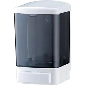 Manual Wall Mounted Soap Dispenser for Kitchen Bathroom Commercial, 1000ml 33.8 oz Plastic Liquid Container for Shampoo Soap Gel