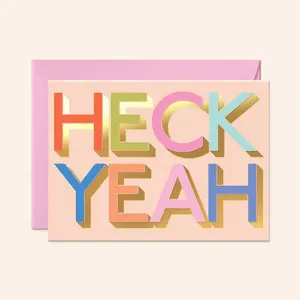 Heck Yeah Congratulations Card