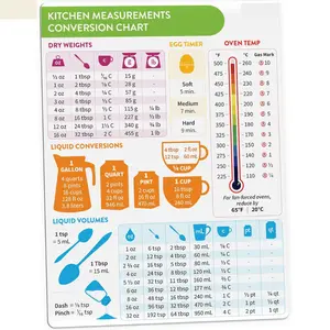 Kitchen Conversion Chart Magnet - Measurements Conversion Chart - Baking Supplies Baking Accessories Cooking Gadgets - Baking Kitchen Cooking Gifts for Women - Kitchen Gadgets
