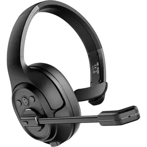 Driver  Headset with Microphone, Environmental Noise Cancelling  Headphone, 99ft Long  Range, Up to 30 Hours of Talk Time, Ultra-Large Soft Earmuff Trucker Headset
