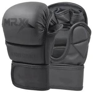 MRX Boxing Sparring Shooter Gloves 7 oz 2524-BLK-L-XL