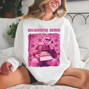 Delightful Derek Unisex Sweatshirt, Funny 80s Kid Meme Hoodie, Stranger Movie Apparel, Nostalgia Tshirt, Funny Nostalgic, Unisex Sweater Pullover Tee