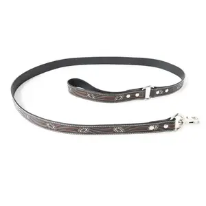 Luna Beam Dog Leash In Dark Brown
