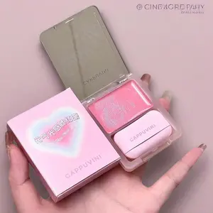 Solid Blush Balm in Matte Finish, Beauty Cosmetics, Long-Lasting Natural Glow, Suitable for All Skin Types and Daily Use