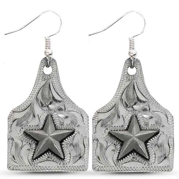 Cow Tag Earrings Cow Tag Earrings