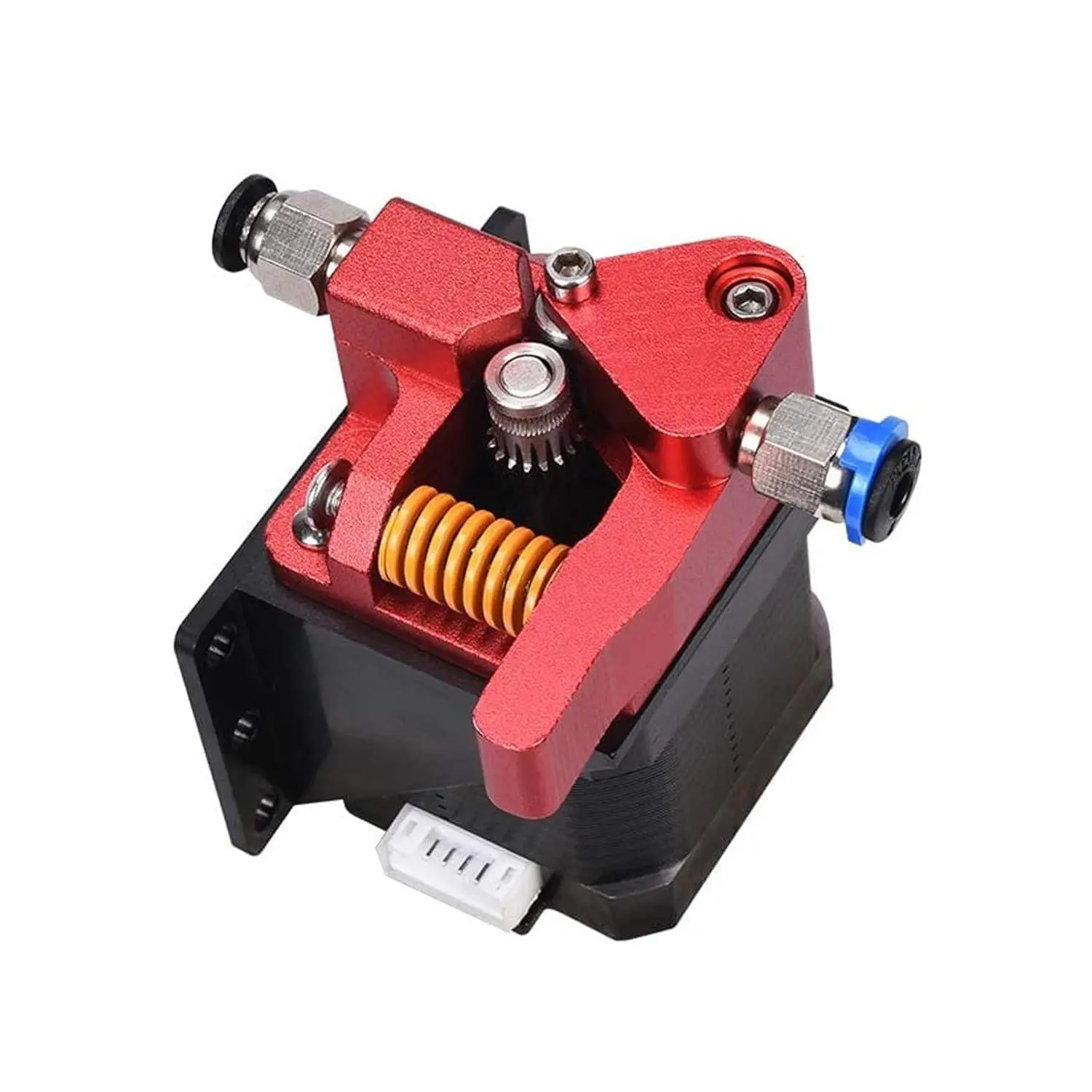 Bigtreetech Upgrade Dual Gear Extruder, Double Gear MK8 Extruder 3D Printer Dual Driver Stock Feeder All Metal 1.75mm Filament Extruder Kit for CR-10S Pro/CR-10/ Ender 3 V2/Ender 3/Ender 3 Pro Series