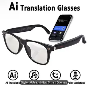 Smart AI Glasses for Translation, Offering Photo And Real-Time Translation, AI Chat, And Various Modes, Supporting Translation in 164 Languages.