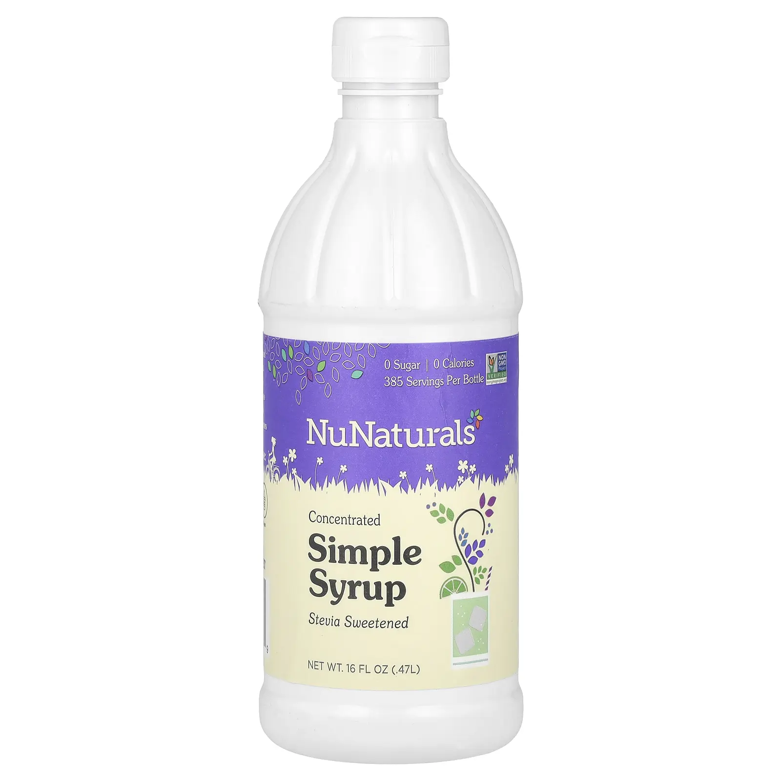 NuNaturals Concentrated Simple Syrup, 16 fl oz (0.47 L) - TikTok Shop