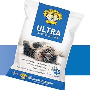 Dr. Elsey's Ultra Unscented Clumping Clay Cat Litter 18 lb Bag