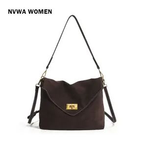 The Urban Envelope Bag Large - Stylish Envelope Crossbody Purse Vegan Leather with Gold Hardware and Detachable Strap for Everyday Use woman cute hobo purse trendy all-match commuter bag