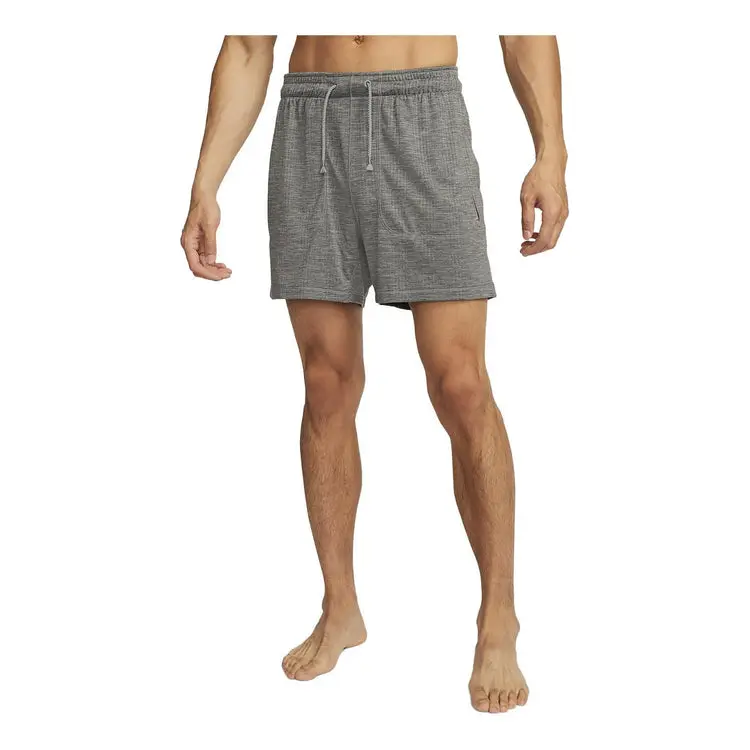 NWT Nike Yoga Men's Dri-FIT 5" Unlined Shorts Grey Sz XXL