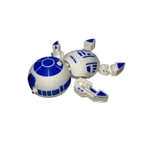 R2D2 themed turtle | articulated 3D printed fidget toy