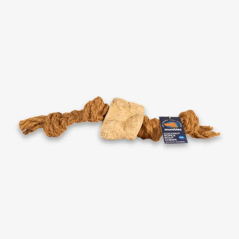 Mumbies Coconut Rope & Root Chew for Dogs