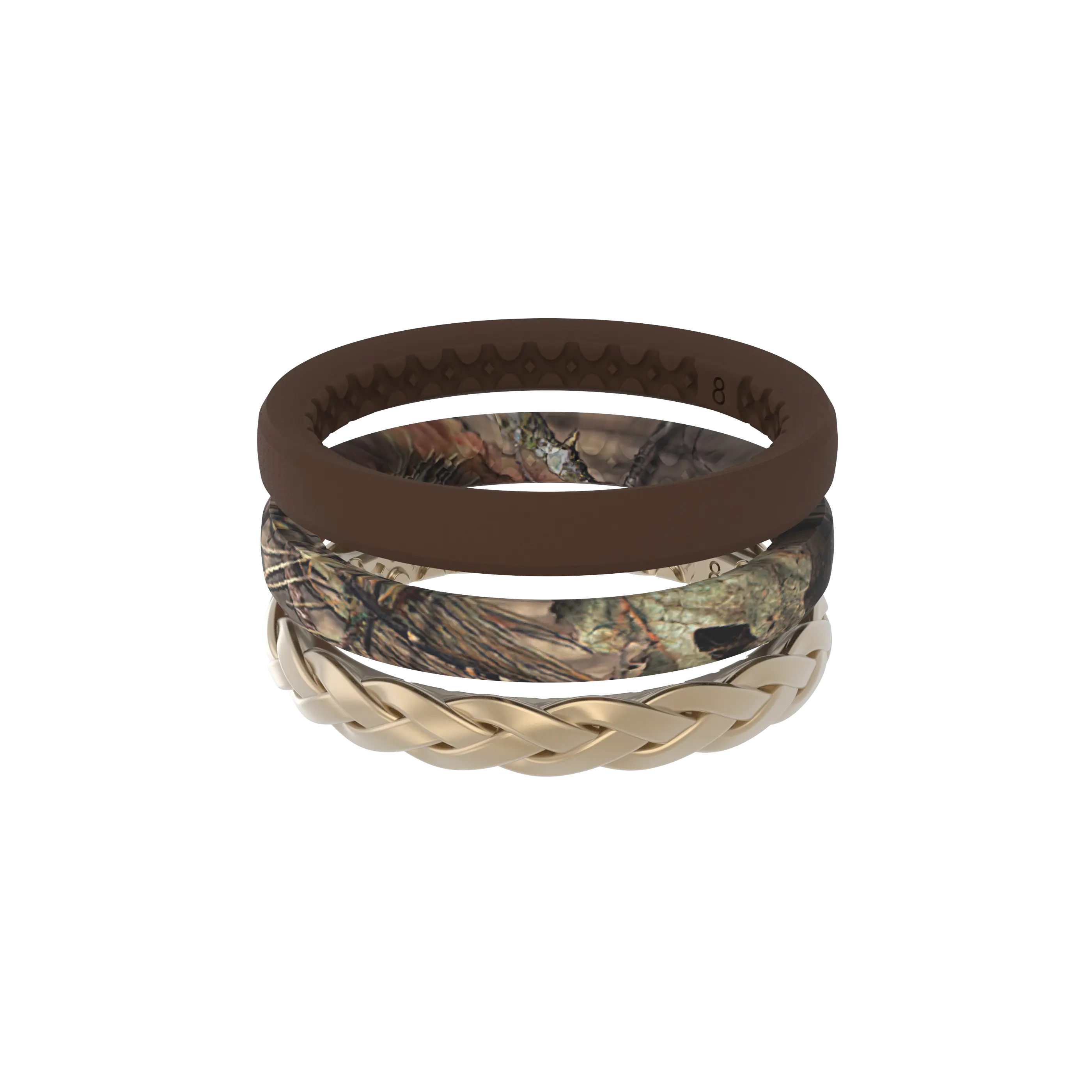 Groove Life Mossy Oak Breakup Country Stackable Camo Ring – Comfortable Hunting Silicone Ring for Women Groove Life Mossy Oak Breakup Country Stackable Camo Ring – Comfortable Hunting Silicone Ring for Women
