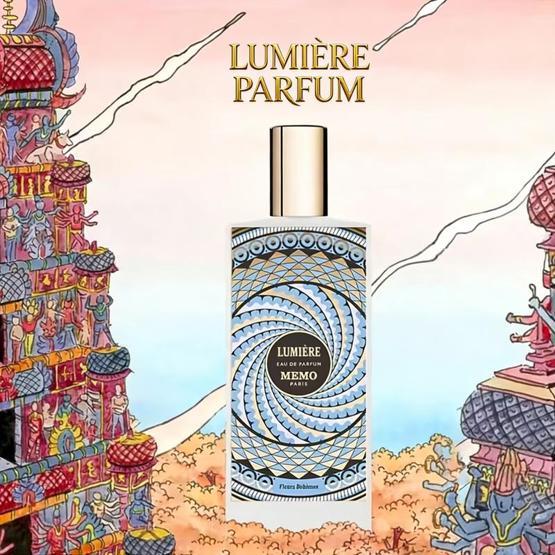 LUMIÈRE PARFUM AETHER Extrait | Luxe Textured Glass Bottle Fragrance