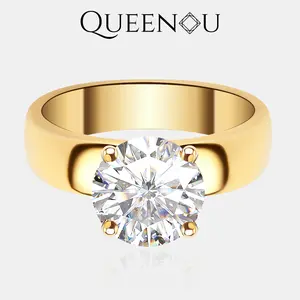 【925-CS】Shine into 2026 Coronation of Love 2CT Cubic ziconia/Synthetic Moissanite Ring