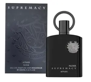 Afnan Supremacy Noir Pour Homme Eau de Parfum 3.4oz Bold Woody Scent with Bergamot Oregano Amber Labdanum Sandalwood Oud Regular Edition Long Lasting Perfume